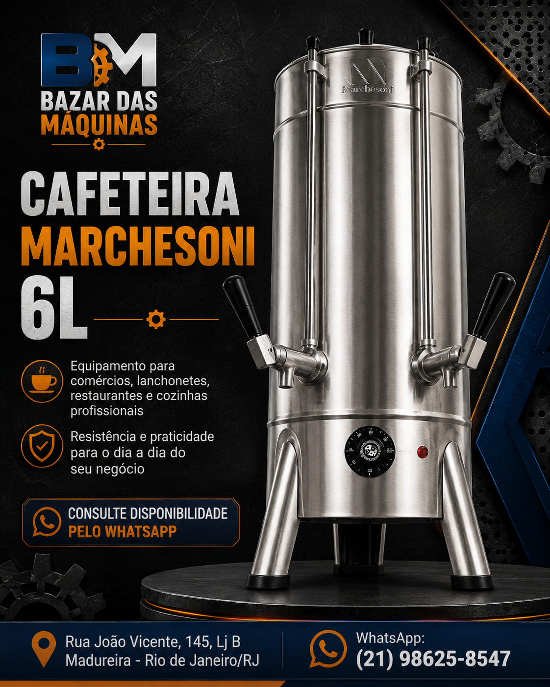Cafeteira Marchesoni 6L