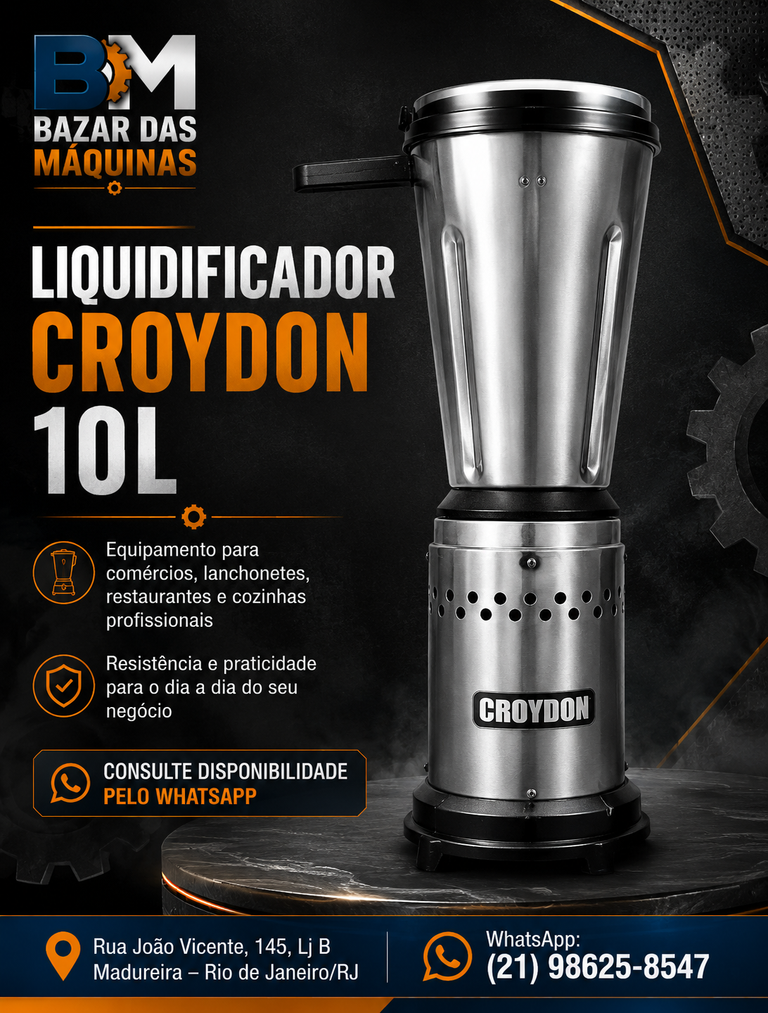 Liquidificador Croydon 10L